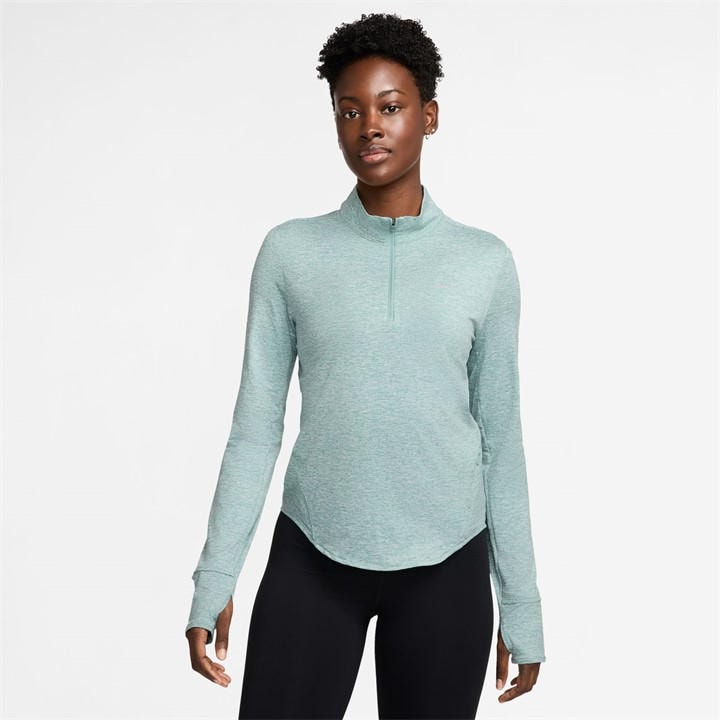 Nike Women's Green Swift 1/4-Zip Running Top in Size 10, Sports Direct