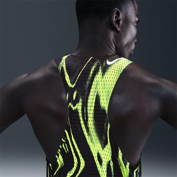 Volt/White - Nike - AeroSwift Dri-FIT Elite Tank Top