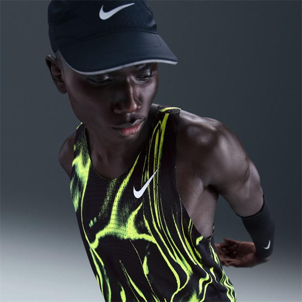 Volt/White - Nike - AeroSwift Dri-FIT Elite Tank Top
