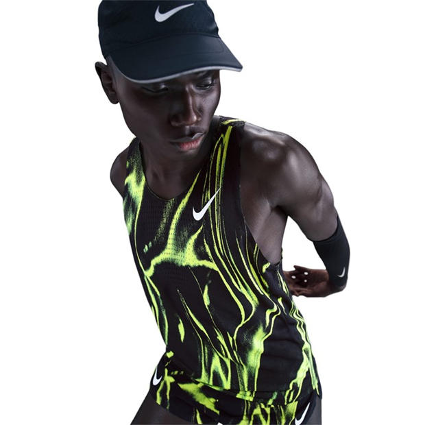Volt/White - Nike - AeroSwift Dri-FIT Elite Tank Top