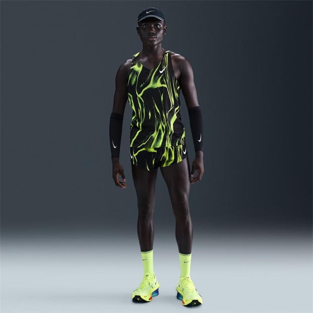 Volt/White - Nike - AeroSwift Dri-FIT Elite Tank Top