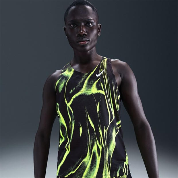 Volt/White - Nike - AeroSwift Dri-FIT Elite Tank Top