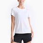 White/Silver - 2XU - Aero Womens Performance T Shirt