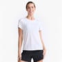 White/Silver - 2XU - Aero Womens Performance T Shirt
