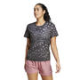 Black/White - adidas - Run It Brand Love Womens Performance T Shirt