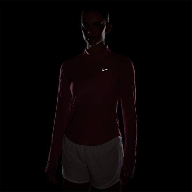 Peony - Nike - Pacer Women's Long-Sleeve 1/2-Zip Running Top