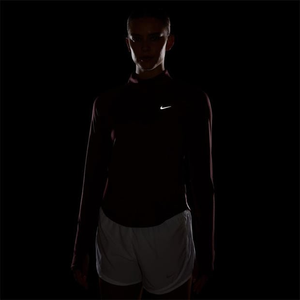 Pink Smoke - Nike - Pacer Women's Long-Sleeve 1/2-Zip Running Top
