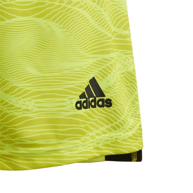 Acid Yellow - adidas - Kids' Goalkeeper Shorts