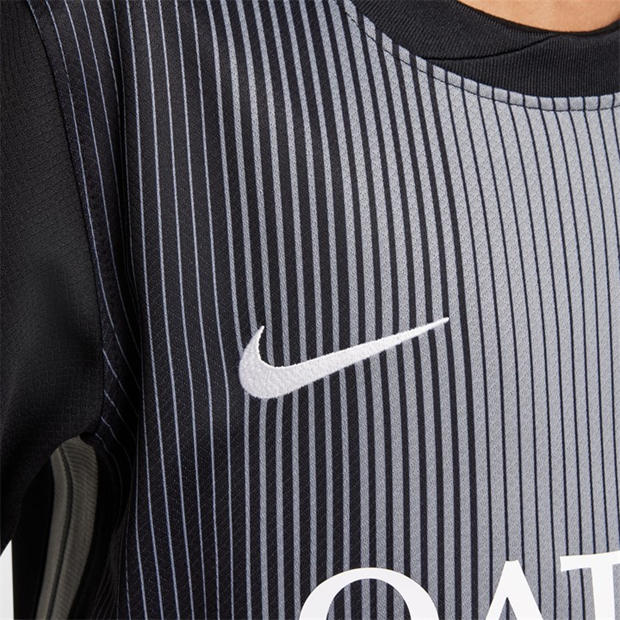 Black/Smoke Gre - Nike - Kids' Paris Saint-Germain Long Sleeve Goalkeeper Top