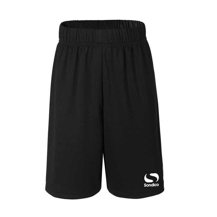 Sondico Boys Black Core Football Shorts  in Size 9 - 10 Years, Sports Direct