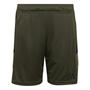 Cargo/Olive/Blk - adidas - Kids' Football Shorts