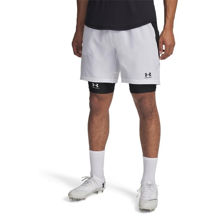 Under Armour Men's White Challenger Pro Shorts in Size M, Sports Direct