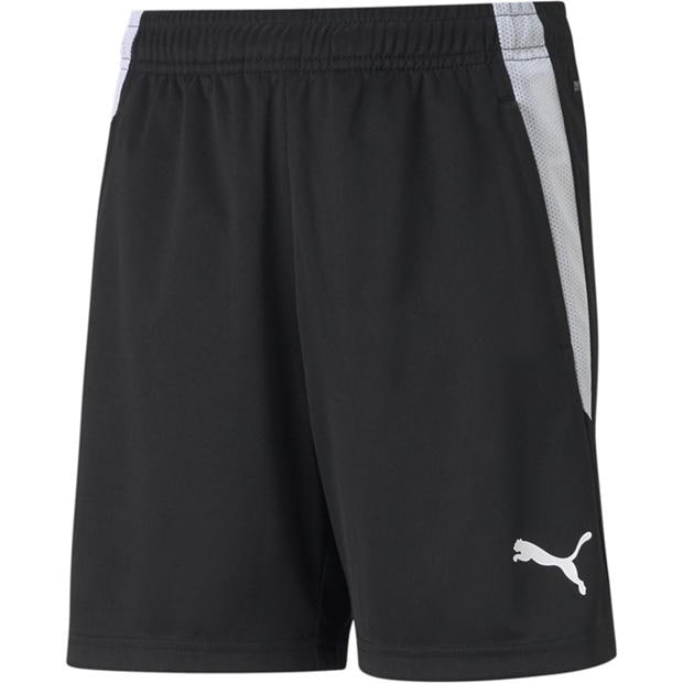 Black-White - Puma - Puma Teamliga Training Shorts Jr Football Short Unisex Kids