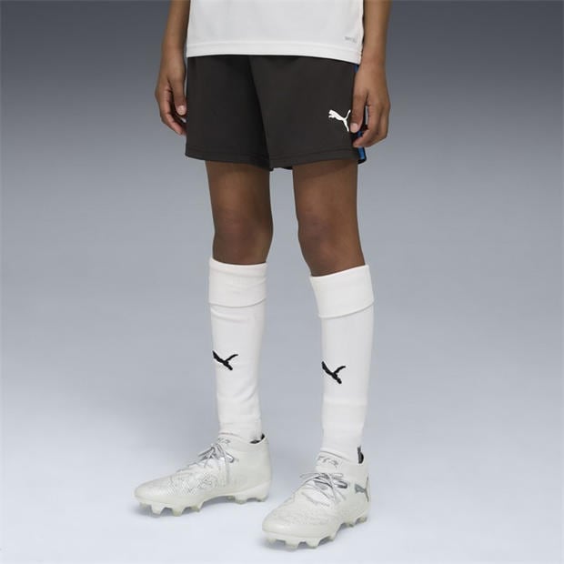 Blk-Wht-UltrBlu - Puma - Kids' Individualliga Training Football Shorts