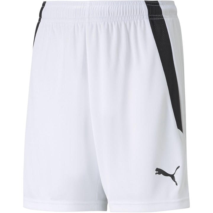 Puma  Kids White Teamliga Shorts Jr Football Short in Size 11 - 12 Years, Sports Direct