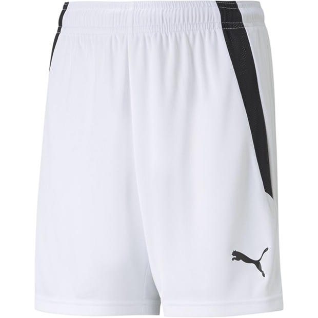 White-Black - Puma - Puma Teamliga Shorts Jr Football Short Unisex Kids