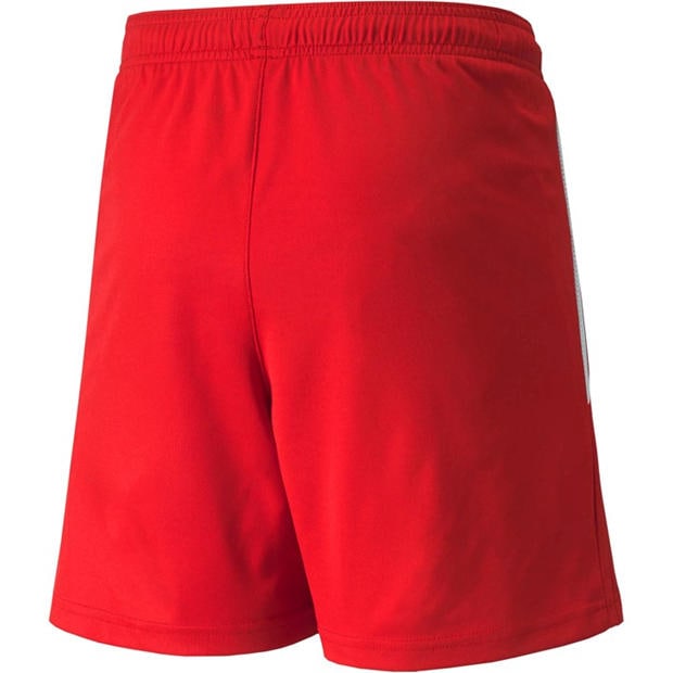 Red-White - Puma - Puma Teamliga Shorts Jr Football Short Unisex Kids