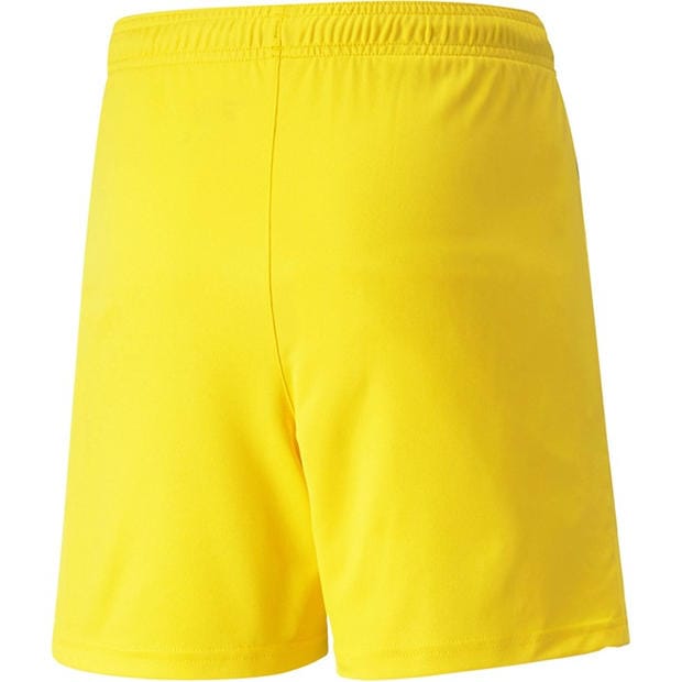 CyberYellow-Blk - Puma - Puma Teamliga Shorts Jr Football Short Unisex Kids