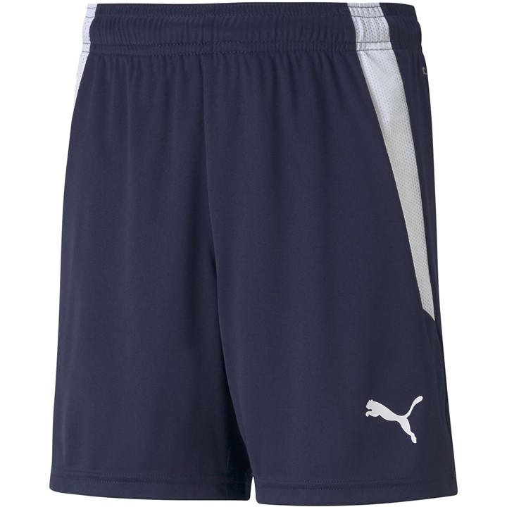 Puma  Kids Blue Teamliga Shorts Jr Football Short in Size 9 - 10 Years, Sports Direct