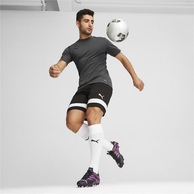 Black/White - Puma - Individualrise Shorts Football Short Mens