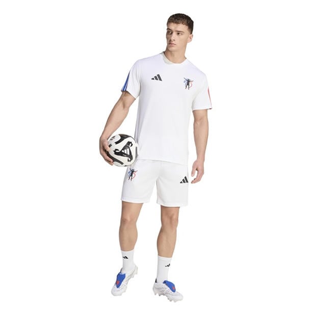 White - adidas - Men's Football Shorts