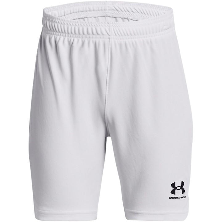 Under Armour Boys White Ua Challenger Core Shorts ' in Size 13 - 14 Years, Sports Direct