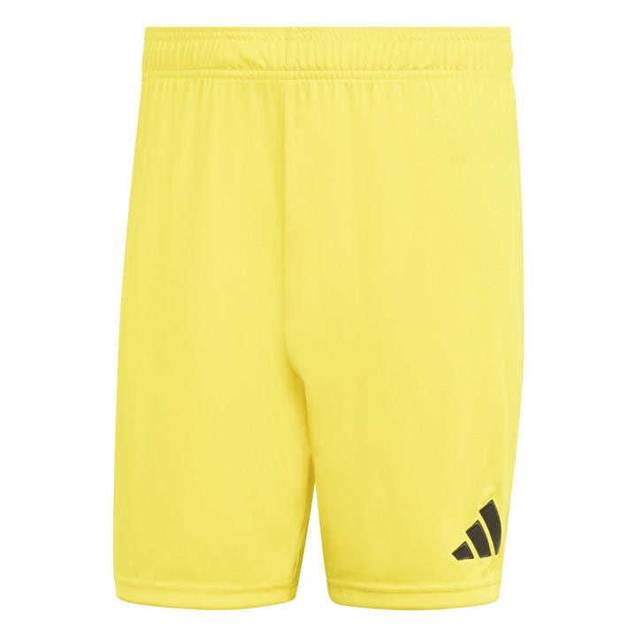 Adidas Men' Yellow Entrada 22 Shorts in Size S, Sports Direct