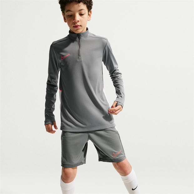 Grey/Hot Punch - Nike - Academy Shorts Juniors