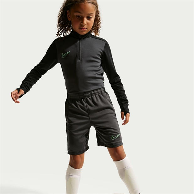 Grey/Blk/Grn - Nike - Academy Shorts Juniors