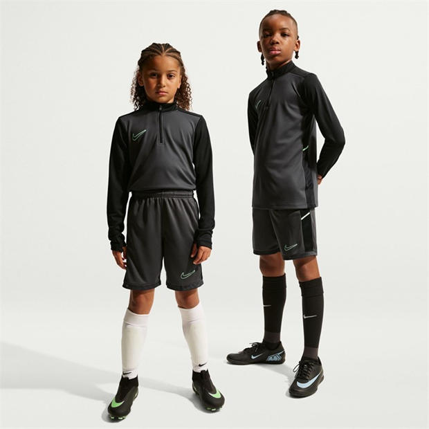 Grey/Blk/Grn - Nike - Academy Shorts Juniors