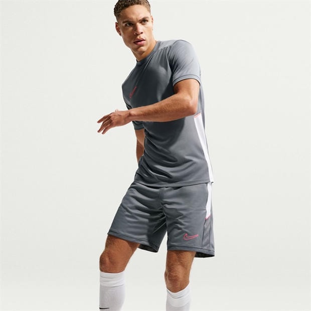 Grey/Hot Punch - Nike - Academy Shorts Mens