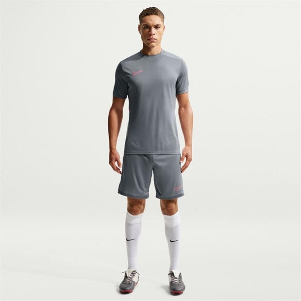Grey/Hot Punch - Nike - Academy Shorts Mens