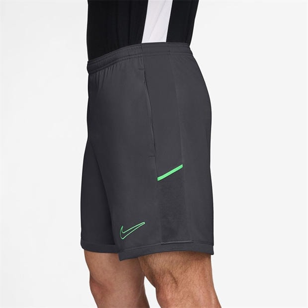 Grey/Blk/Grn - Nike - Academy Shorts Mens