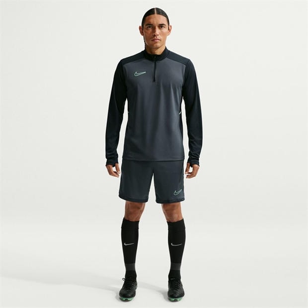 Grey/Blk/Grn - Nike - Academy Shorts Mens