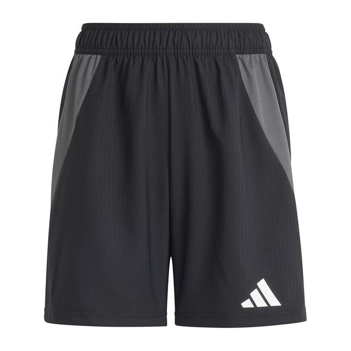 Adidas Boys Black Kids' Tiro24 Football Shorts in Size 9 - 10 Years, Sports Direct