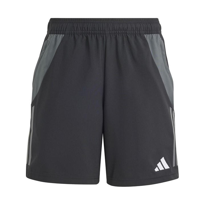 Adidas  Kids Black ' Tiro24 Football Shorts in Size 11 - 12 Years, Sports Direct
