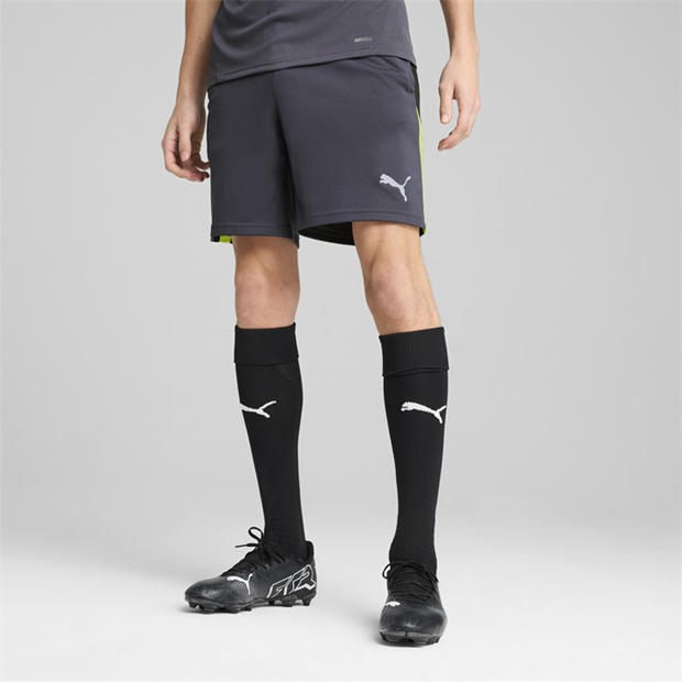 Gray/Yellow - Puma - Puma Individualliga Training Shorts 2 (Op Football Short Mens