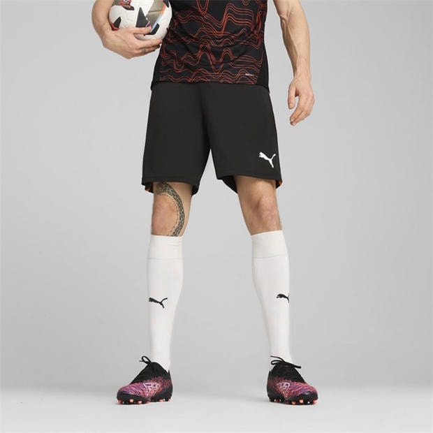 Black/Heat Fi - Puma - Puma Individualliga Training Shorts 2 (Op Football Short Mens