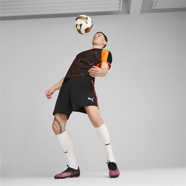 Black/Heat Fi - Puma - Puma Individualliga Training Shorts 2 (Op Football Short Mens