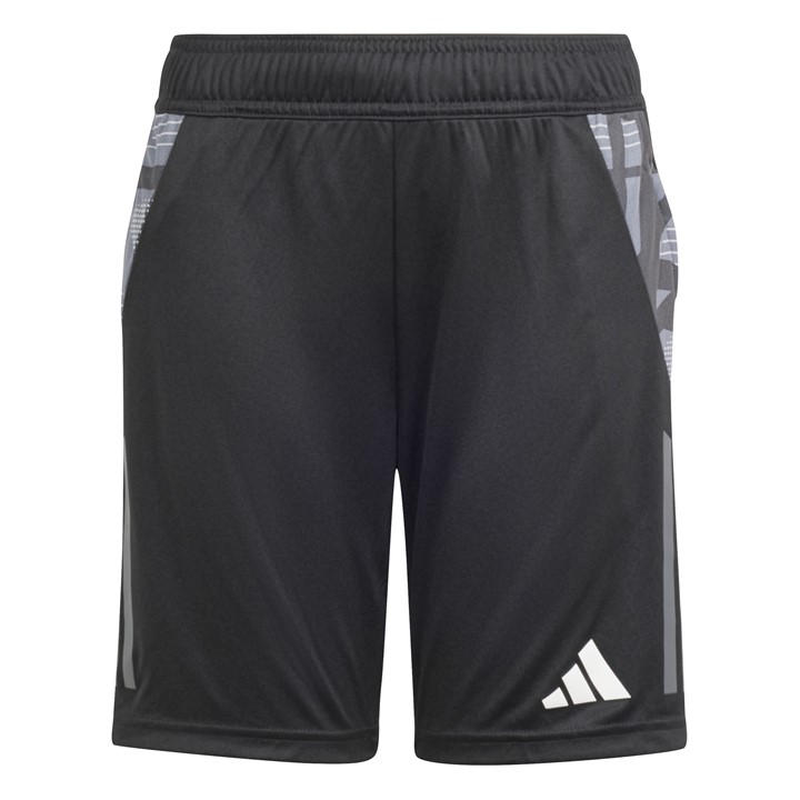 Adidas  Kids Black Tiro24 Football Shorts in Size 14 Years, Sports Direct