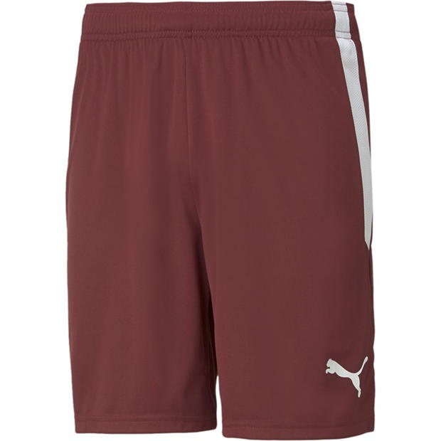 Cordovan/White - Puma - Puma Teamliga Shorts Football Short Mens