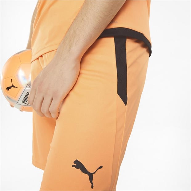 Neon/Black - Puma - Puma Teamliga Shorts Football Short Mens