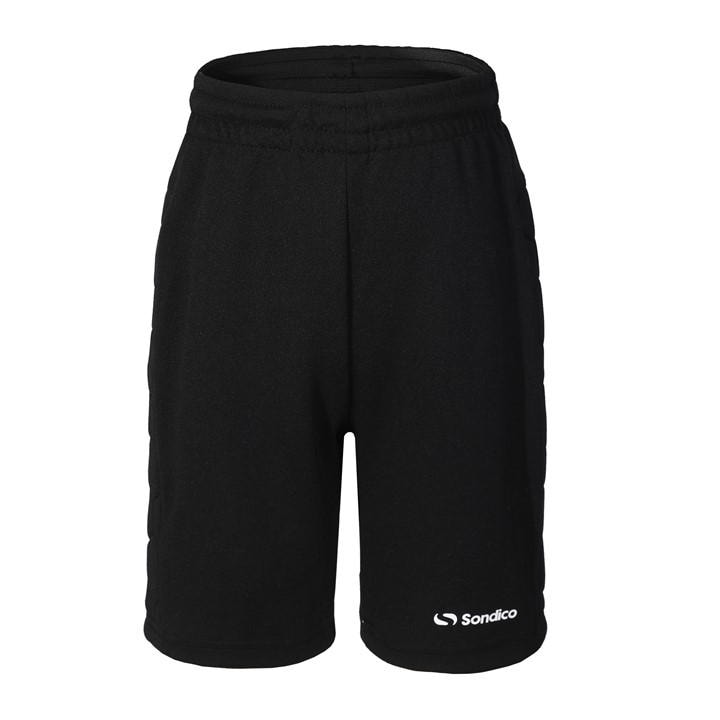 Sondico Boys Black Keeper Shorts  in Size 11 - 12 Years, Sports Direct