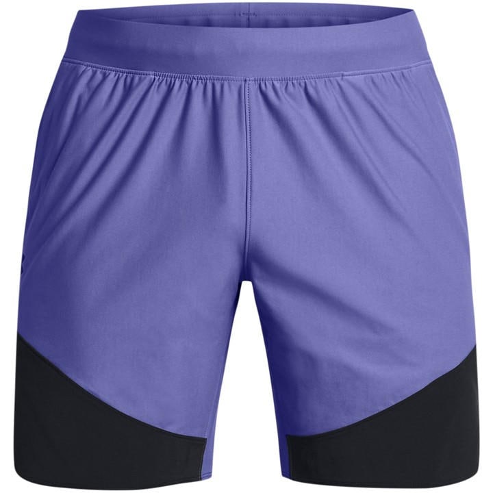 Under Armour Men' Purple Elite Hybrid Performance Gym Shorts in Size S, Sports Direct