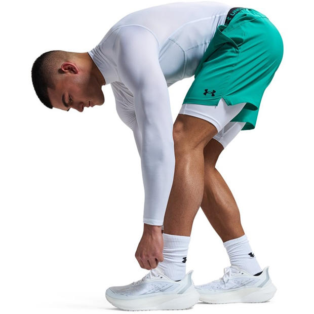 Green / Black - Under Armour - UA Vanish Woven Mens 6in Shorts