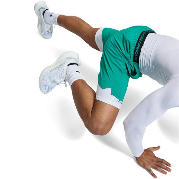 Green / Black - Under Armour - UA Vanish Woven Mens 6in Shorts