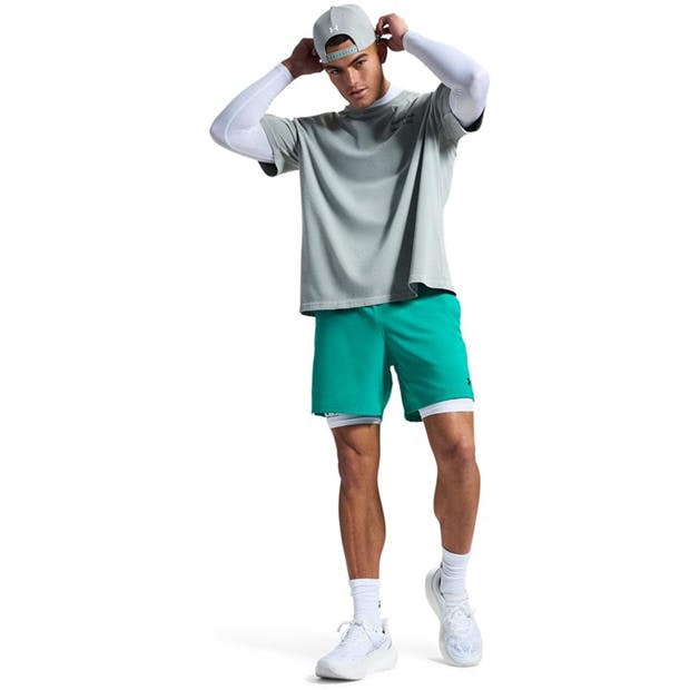 Green / Black - Under Armour - UA Vanish Woven Mens 6in Shorts