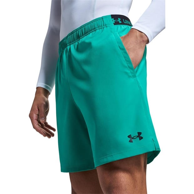 Green / Black - Under Armour - UA Vanish Woven Mens 6in Shorts