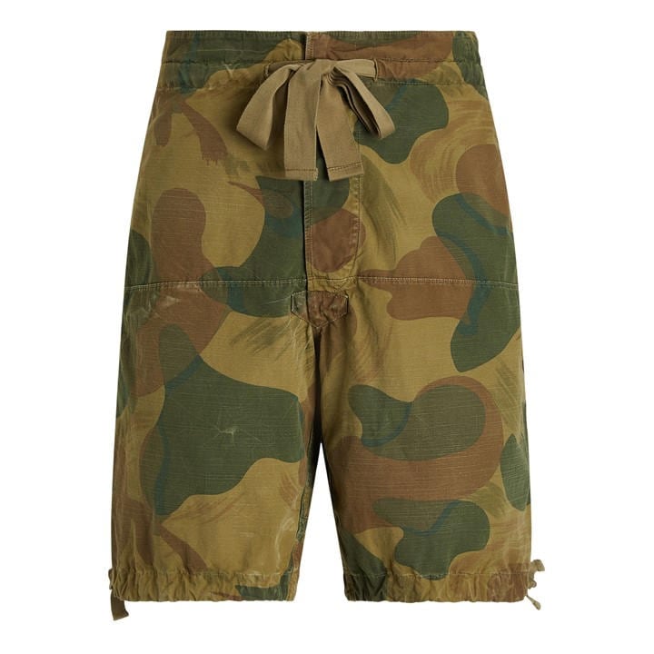 Polo Ralph Lauren Men's Green Relaxed Fit Cargo Shorts in Size L, Sports Direct