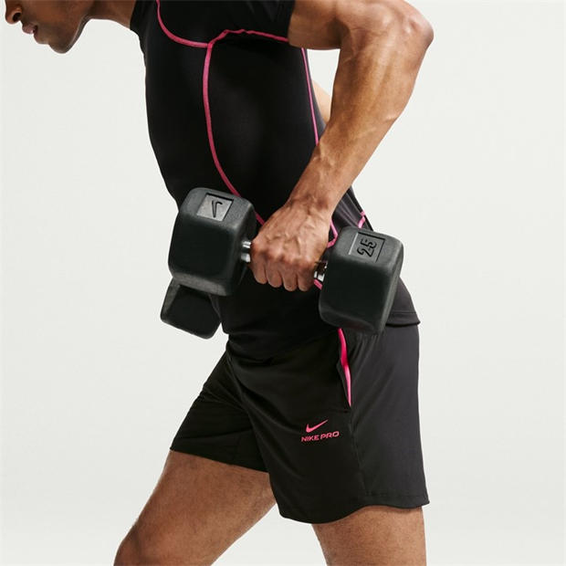 Black/HyperPink - Nike - Dri-FIT 6 Shorts Mens